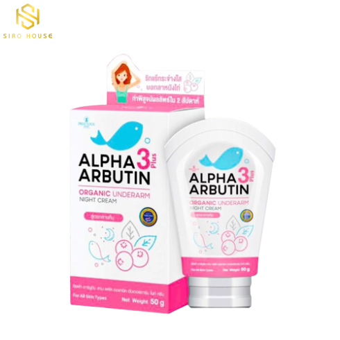 KEM THÂM NÁCH ALPHA ARBUTIN 3 PLUS ORGANIC UNDERARM NIGHT CREAM 50G