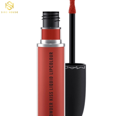 Son MAC 991 Devoted To Chili – Powder Kiss Liquid – Đỏ Đất