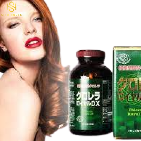 Viên uống tảo lục hoàng gia CHLORELLA Royal DX Nhật Bản 1550 viên