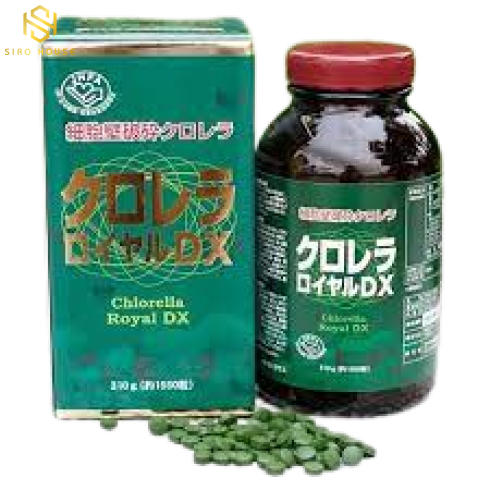 Viên uống tảo lục hoàng gia CHLORELLA Royal DX Nhật Bản 1550 viên