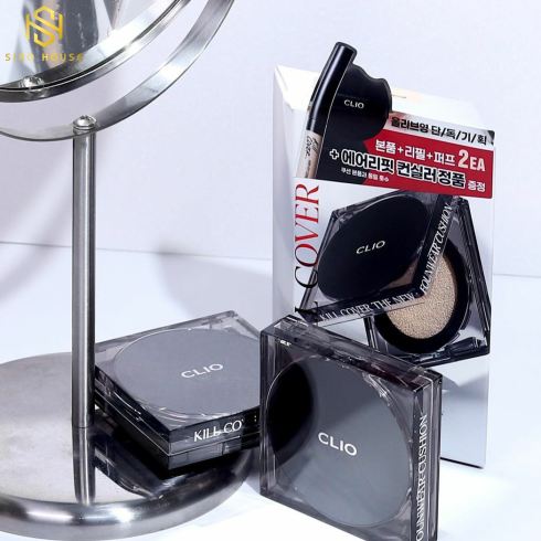Cushion CLIO Kill Cover The New Founwear SPF50+ Tone 3 + Lõi