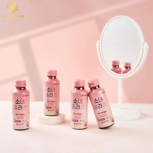 Collagen nước Girl Collagen ( Hộp hồng 10 chai)