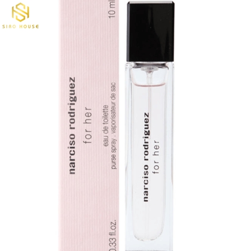 Nước hoa NARCISO Rodriguez for her EDT 10mL (Hồng nhạt)