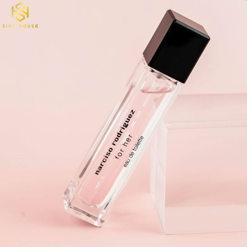 Nước hoa NARCISO Rodriguez for her EDT 10mL (Hồng nhạt)