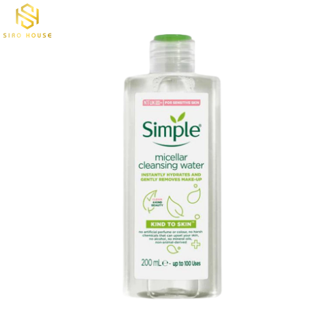 Nước Tẩy Trang SIMPLE Kind To Skin Micellar Cleansing Water 200mL