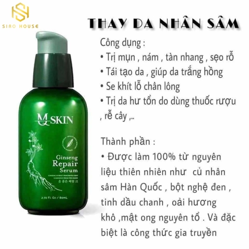 SERUM THAY DA NHÂN SÂM MQSKIN