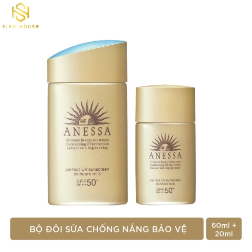 Kem chống nắng ANESSA Perfect UV Sunscreen Skincare Milk SPF50+ PA++++ (Mẫu Mới 2020)