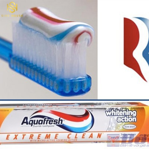 Kem đánh răng AQUAFRESH Whitening Action 198gr