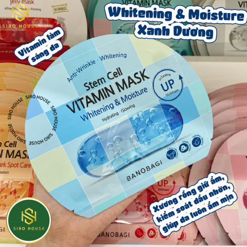 Mặt nạ  BANOBAGI STEM CELL VITAMIN MASK 30G Hàn Quốc