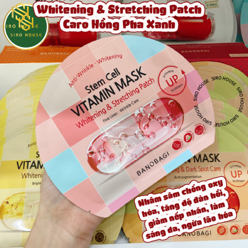 Mặt nạ  BANOBAGI STEM CELL VITAMIN MASK 30G Hàn Quốc