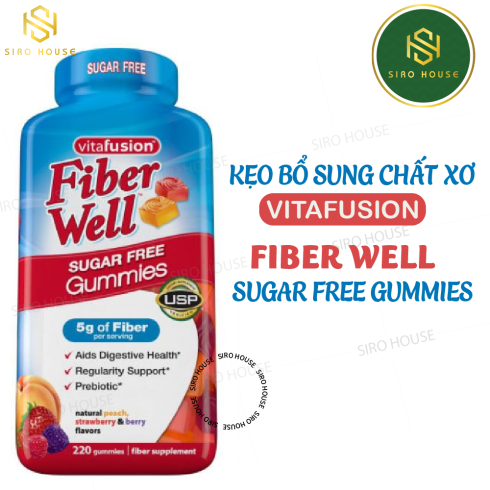 Kẹo dẻo bổ sung chất xơ VITAFUSION Fiber Well 220 viên