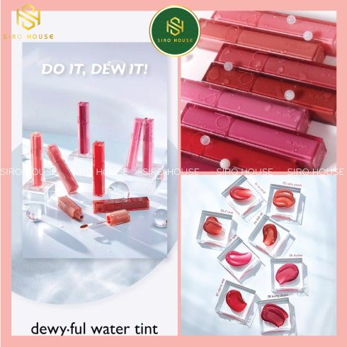 SON TINT BÓNG CHO ĐÔI MÔI CĂNG MỌNG ROMAND DEWYFUL WATER TINT 5G