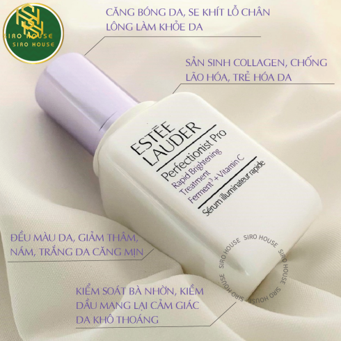Serum Dưỡng Trắng Da ESTEE Lauder Perfectionist Pro Rapid Brightening Treatment + VitaminC 50ML