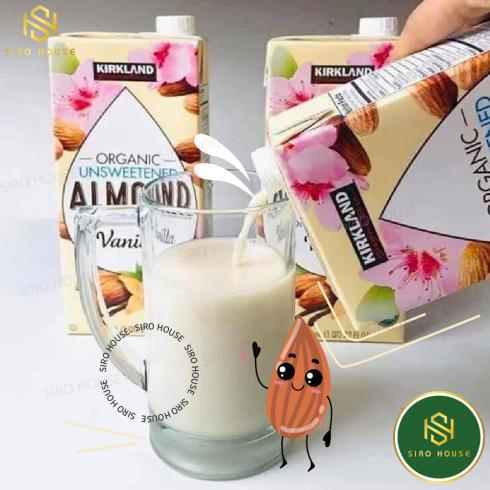 Sữa hạnh nhân không đường Kirkland Organic Almond 946ml