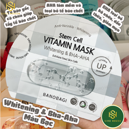 Mặt nạ  BANOBAGI STEM CELL VITAMIN MASK 30G Hàn Quốc