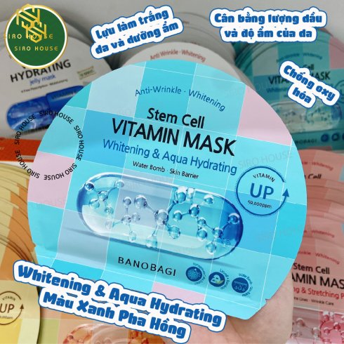 Mặt nạ  BANOBAGI STEM CELL VITAMIN MASK 30G Hàn Quốc