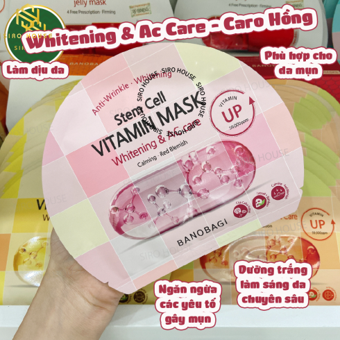 Mặt nạ  BANOBAGI STEM CELL VITAMIN MASK 30G Hàn Quốc