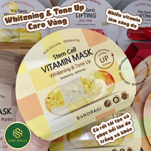 Mặt nạ  BANOBAGI STEM CELL VITAMIN MASK 30G Hàn Quốc