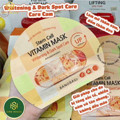 Mặt nạ  BANOBAGI STEM CELL VITAMIN MASK 30G Hàn Quốc