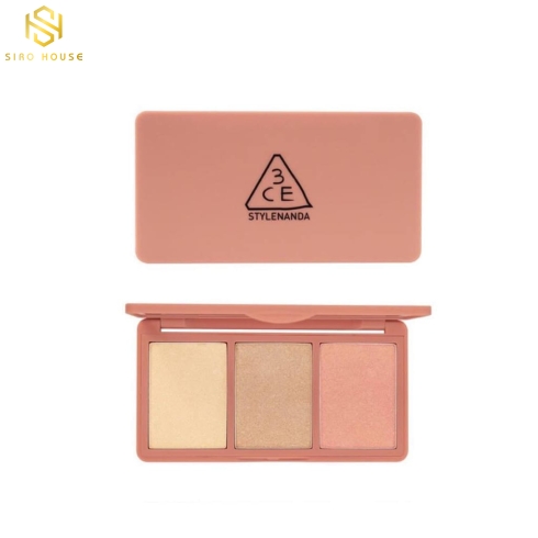 Phấn bắt sáng 3CE Strobing Skin Palette 