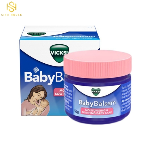 Kem bôi ấm ngực em bé VICKS BabyBalsam 50g 