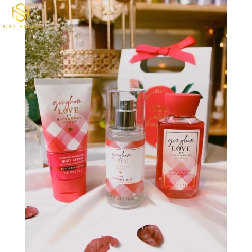 SET QUÀ TẶNG SIÊU CƯNG CỦA BATH & BODY WORKS GINGHAM LOVE 