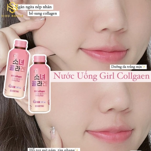 Collagen nước Girl Collagen ( Hộp hồng 10 chai)
