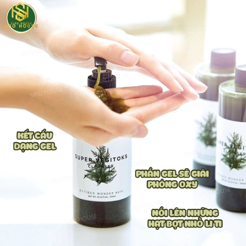 Sữa Rửa Mặt Thải Độc Rau Củ 3 In 1 SUPER Vegitoks Cleanser 300ML
