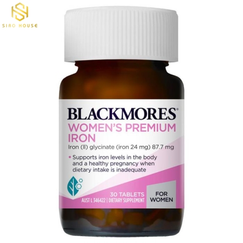 Viên uống bổ sung sắt BLACKMORES Womens Premium Iron 30v