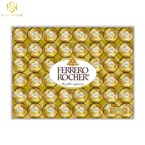 Chocolate FERRERO ROCHER 600g (Hộp 48 viên) 