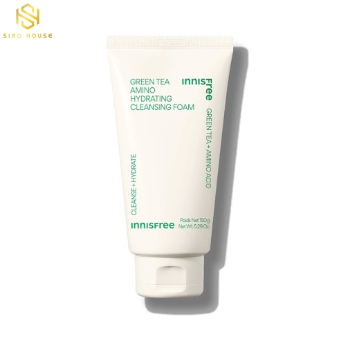 Sữa Rửa Mặt INNISFREE Green Tea Amino Hydrating Cleansing Foam (150g)