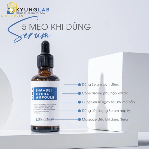 Tinh chất cấp ẩm phục hồi Serum HA + B5 Hydra KYUNGLAB