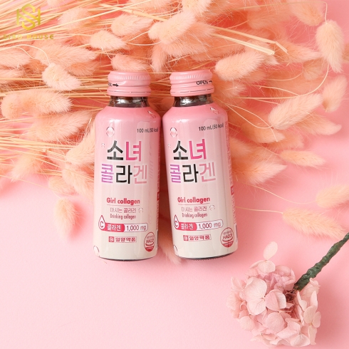 Collagen nước Girl Collagen ( Hộp hồng 10 chai)