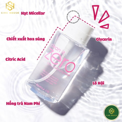 Nước tẩy trang BANILA CO Clean It Zero Cleansing (310ml)
