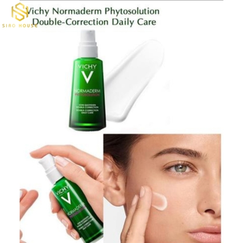 Kem dưỡng dạng gel sữa dành cho da dầu mụn VICHY Normaderm Phytosolution 50mL (Xanh lá)
