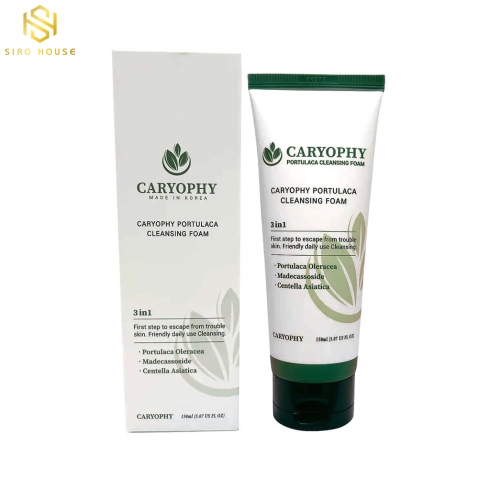 Sữa rửa mặt CARYOPHY Portulaca Cleansing Foam 150mL