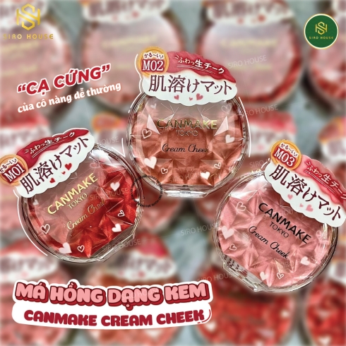 Má hồng kem CANMAKE Cream Cheek