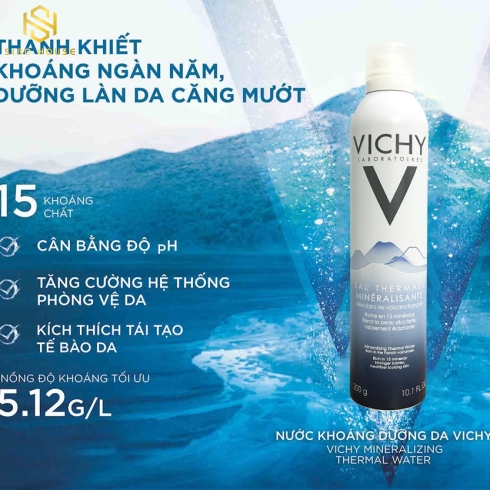 Xịt khoáng VICHY Mineralizing Thermal Water