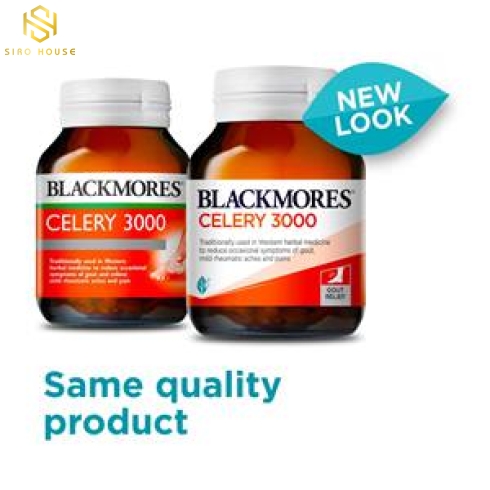 Viên uống hỗ trợ điều trị Gout BLACKMORES Celery 3000mg 50 viên