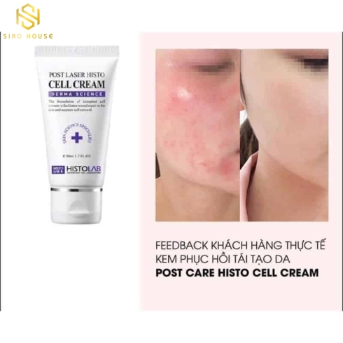 Kem dưỡng phục hồi Laser Post Care Histolab Cell Cream50mL (Tím)