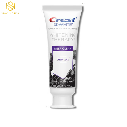 Kem đánh răng CREST 3D WHITE Whitening Therapy Charcoal 116g