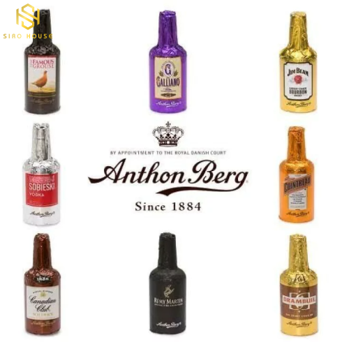 Chocolate Nhân Rượu 64 Chai Anthon Berg Since 1884 của Mỹ