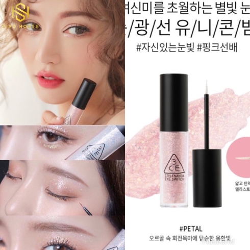 Nhũ mắt 3CE EYE SWITCH #HIDDEN ANGLE (hồng hoa cà)