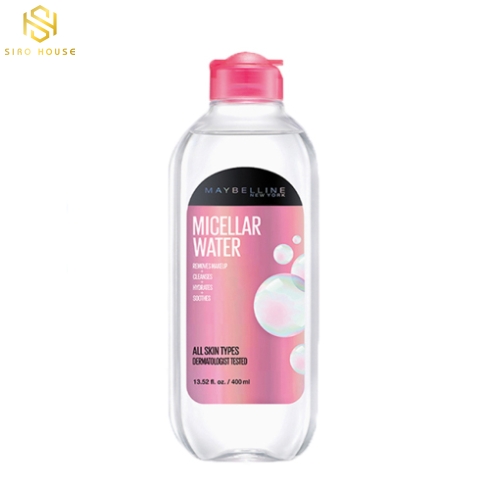 Nước Tẩy Trang Maybelline Không Cồn 400ml 4-in-1 Micellar Water