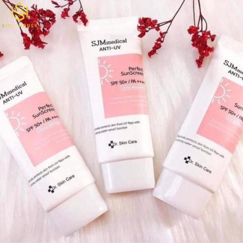 Kem Chống Nắng Nâng Tone Da Dịu Nhẹ SJMmedical Anti-UV Perfect Sunscreen SPF 50+/ PA ++++ Dr. Skin C