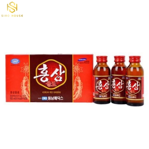 Nước hồng sâm WELLBEING Korean Red Ginseng hộp 10 chai x 100mL