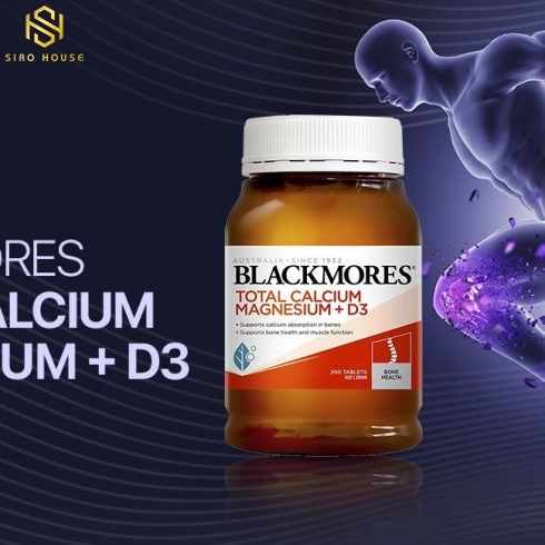 Viên uống bổ xương khớp BLACKMORES Total Calcium Magnesium + D3 200v