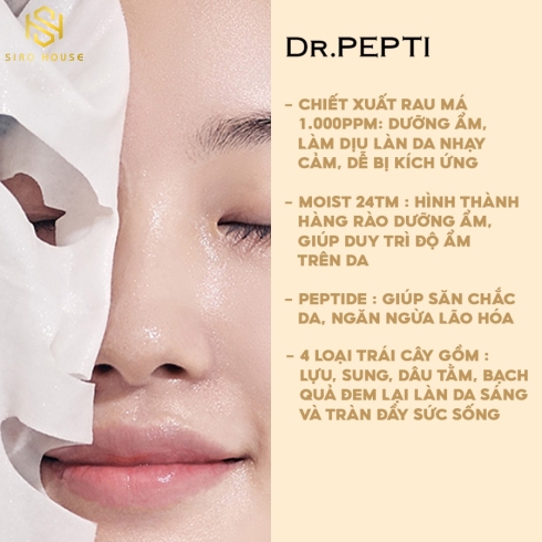 Mặt Nạ Cấp Ẩm Dr. Pepti Centella Moist Energy Mask