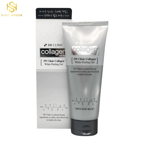 Gel Tẩy Tế Bào Chết 3W Clinic Collagen White Peeling 180ml