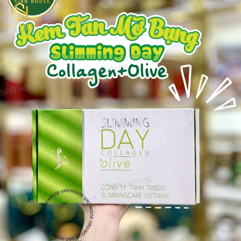 Kem Tan Mỡ Bụng SLIMMING Day Collagen + Olive Thế Hệ Mới